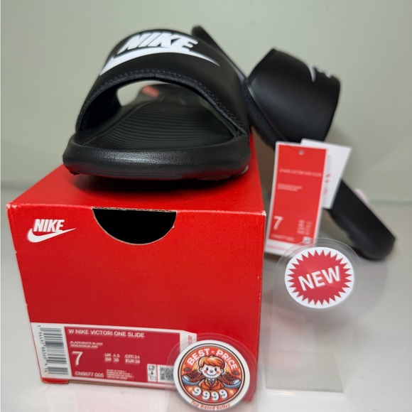 Nike - Size 7 / 8 / 9 - Women's Victori One Slide Sandals - New with box - Picture 7 of 9
